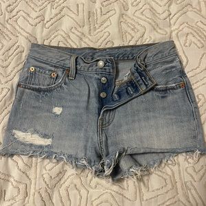 Levi’s high waisted shorts (aritzia exclusive)